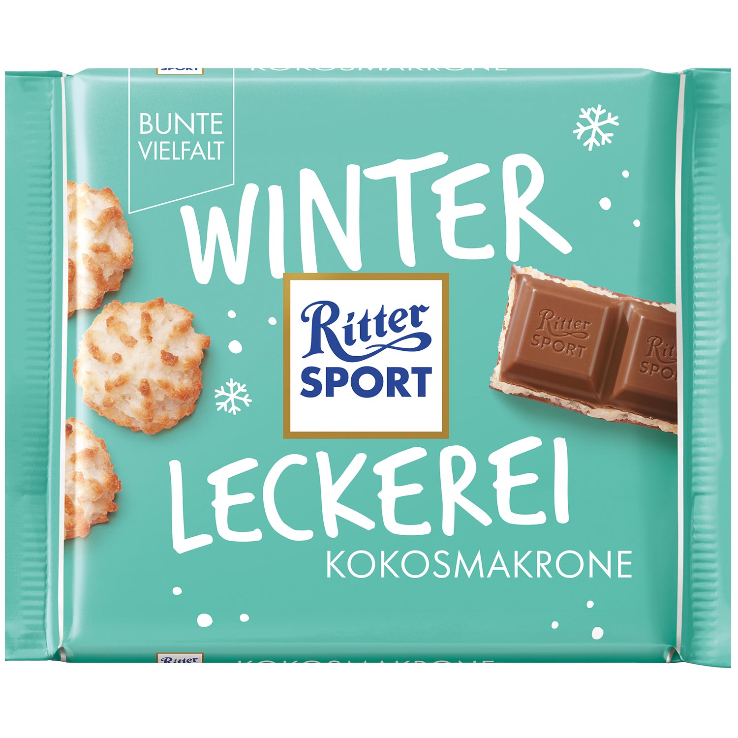 Ritter Sport Winterleckerei Kokosmakrone 100г